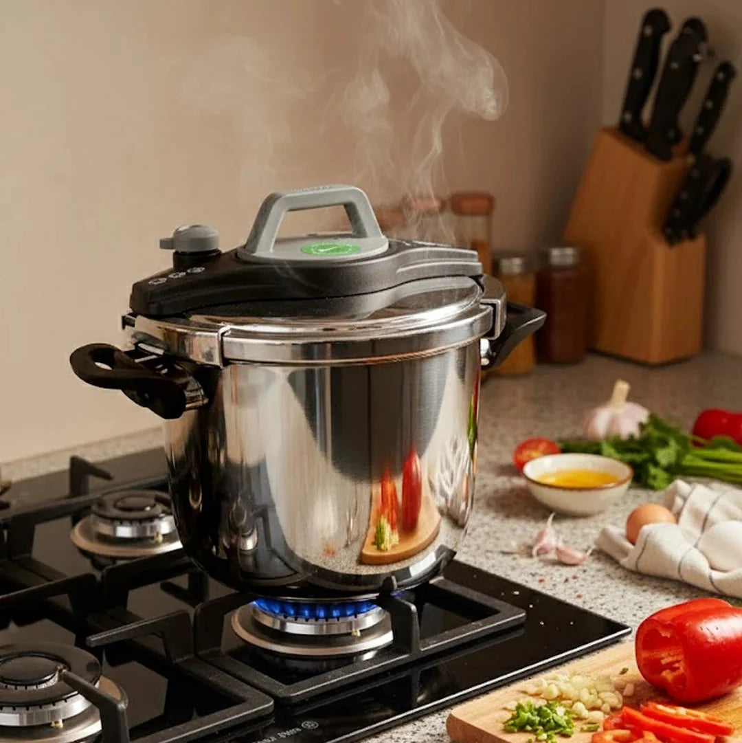 Falez Premium 7-Liter Stainless Steel Pressure Cooker