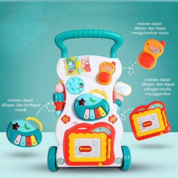 Multi-Functional Musical Walker-6+