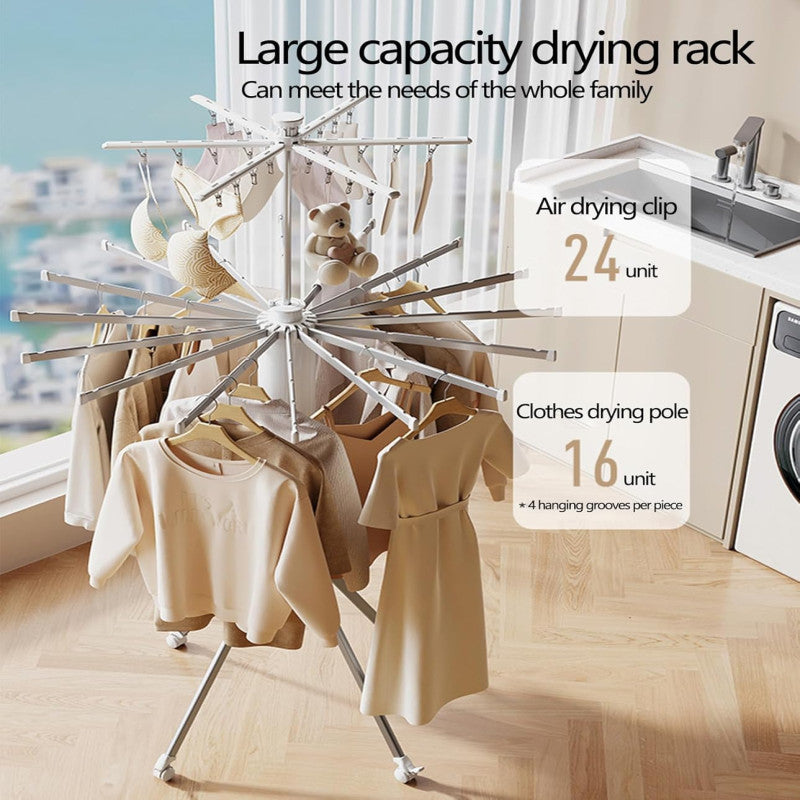 Folding Clothes Drying Rack