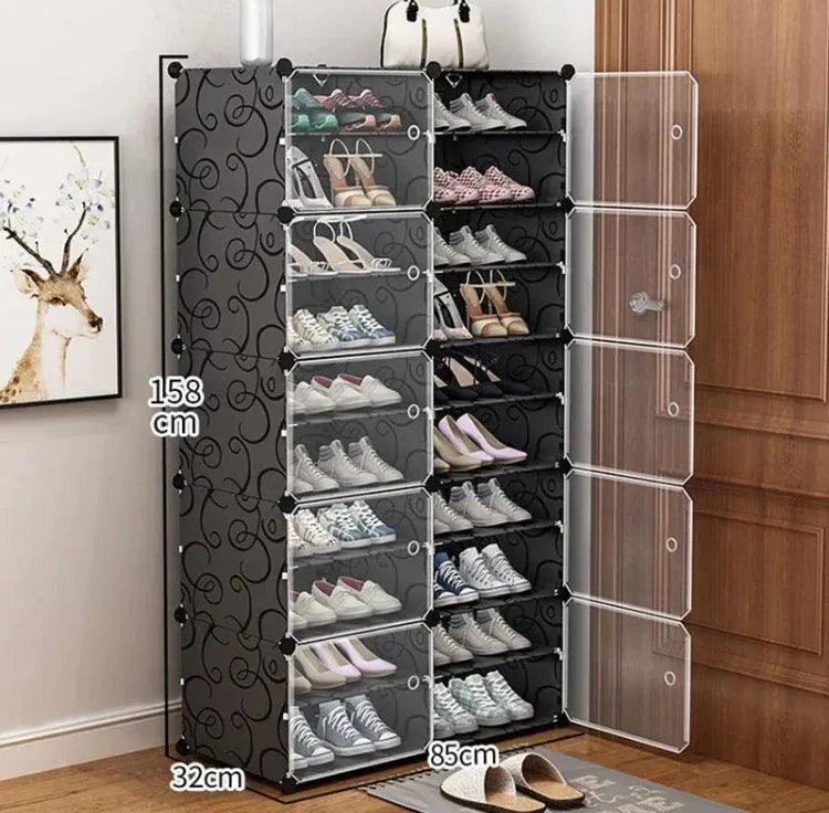 Attachable Shoe Rack for Space-Saving Cabinet Storage Solutions