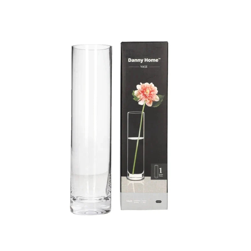 Elegant Glass Decorative Vase – 20.1cm | Stylish Flower Vase