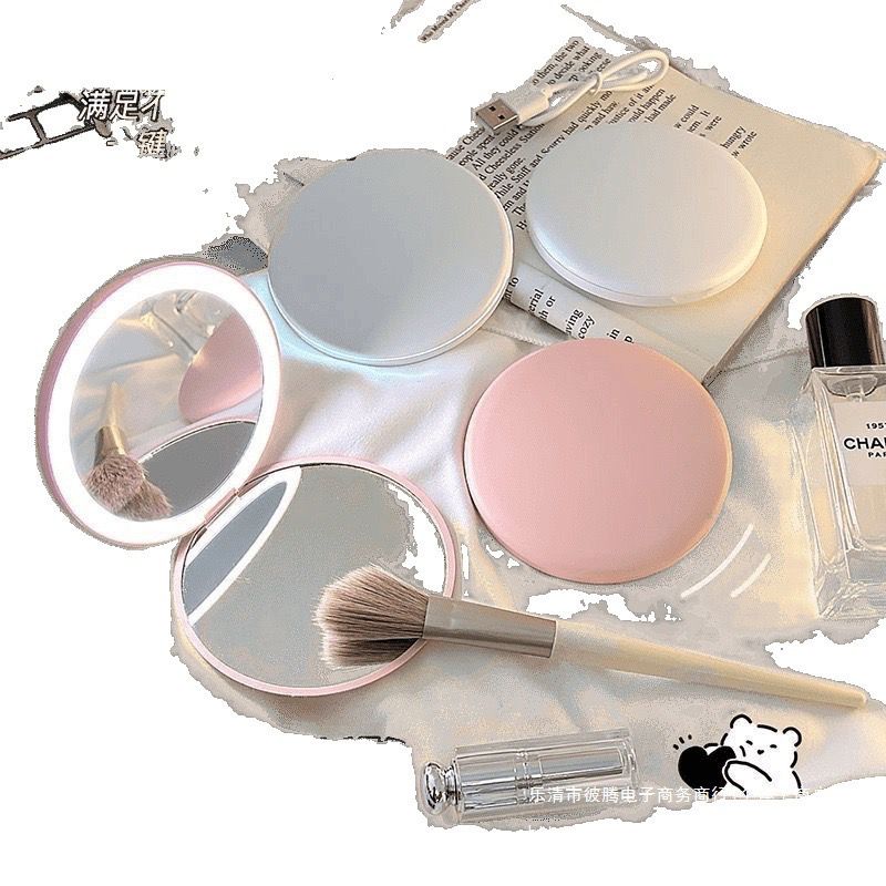 LED Pocket Mirror – Rechargeable with Single Light