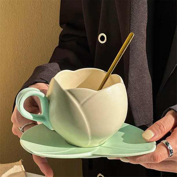 Tulip Tea Ceramic Mug