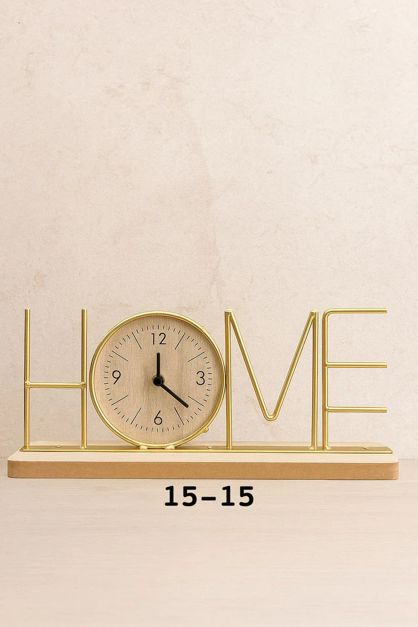 HOME Decorative Table Clock – Modern Desk Decor