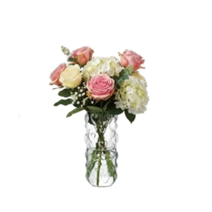 Premium Glass Decorative Vase – 28.1cm | Modern Flower Vase