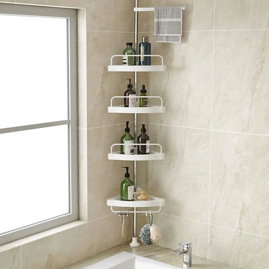 4 Tier Bathroom Storage Rack - Space-Saving Organizer