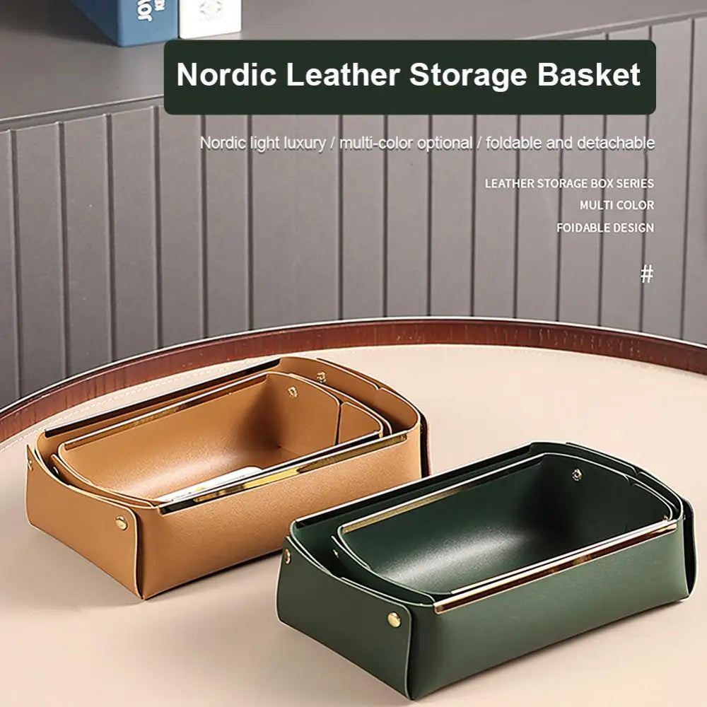 Nordic Style Leather Organizer