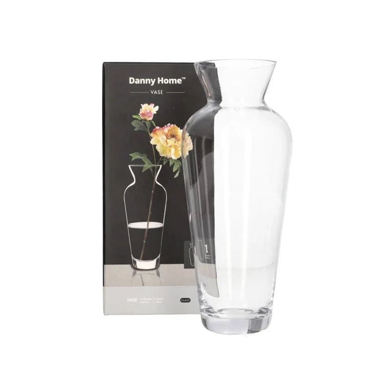 Elegant Glass Decorative Vase – 8.5cm | Stylish Flower Vase