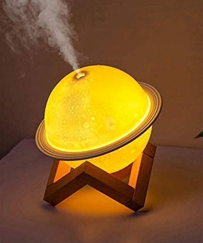 2 in1 Moon Planet Night Light  Air Humidifier