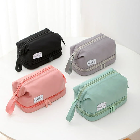 Large capacity cosmetic bag