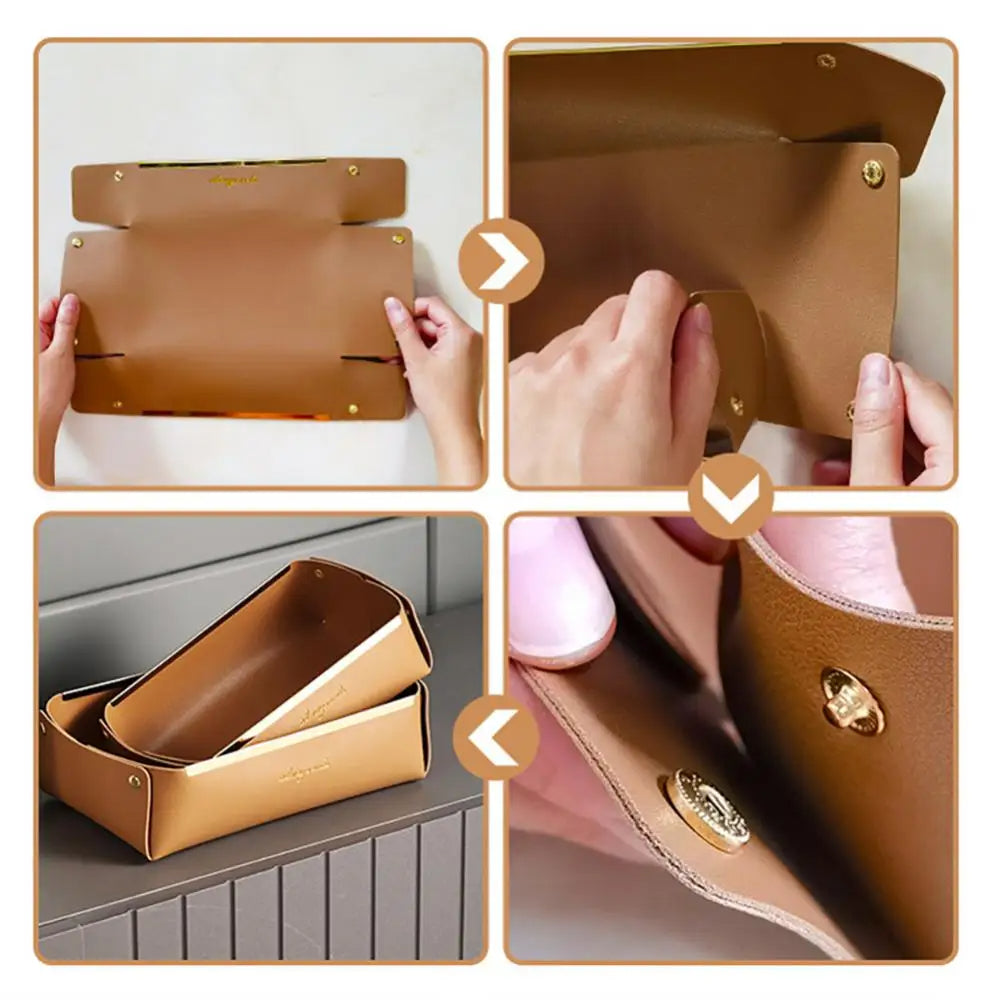 Nordic Style Leather Organizer
