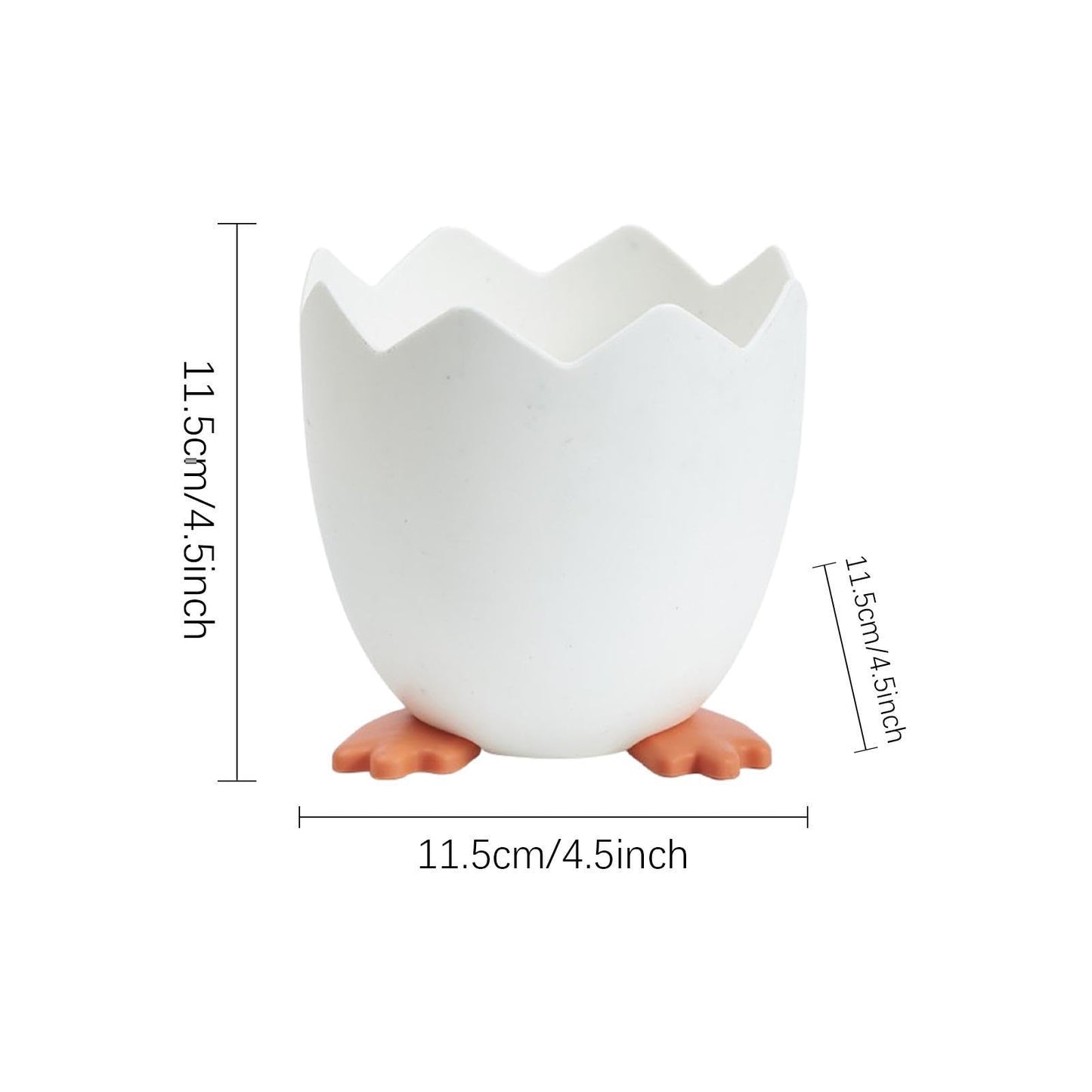 Broken Egg Shape Brush Holder