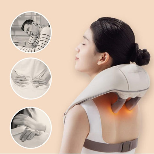 Electric Human-Hand Kneading Squeeze Muscles Massage Pillow