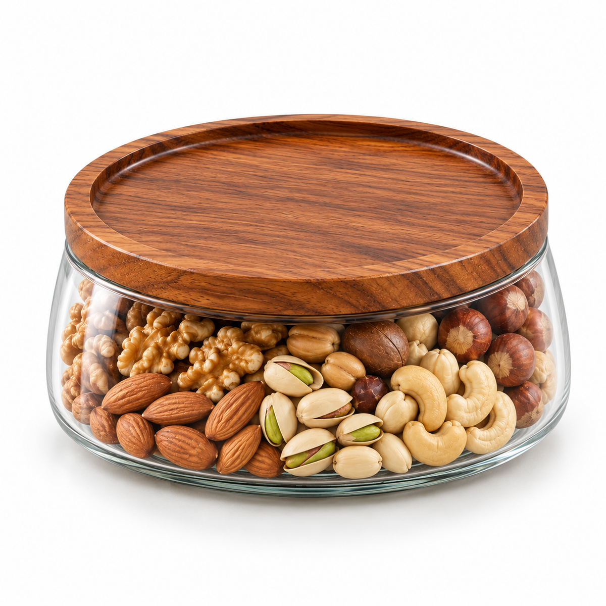 Premium Airtight Glass Storage Bowl | Large 9Inch Diameter