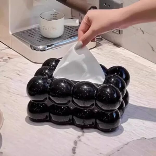 Acrylic Bubble Design Tissue Box