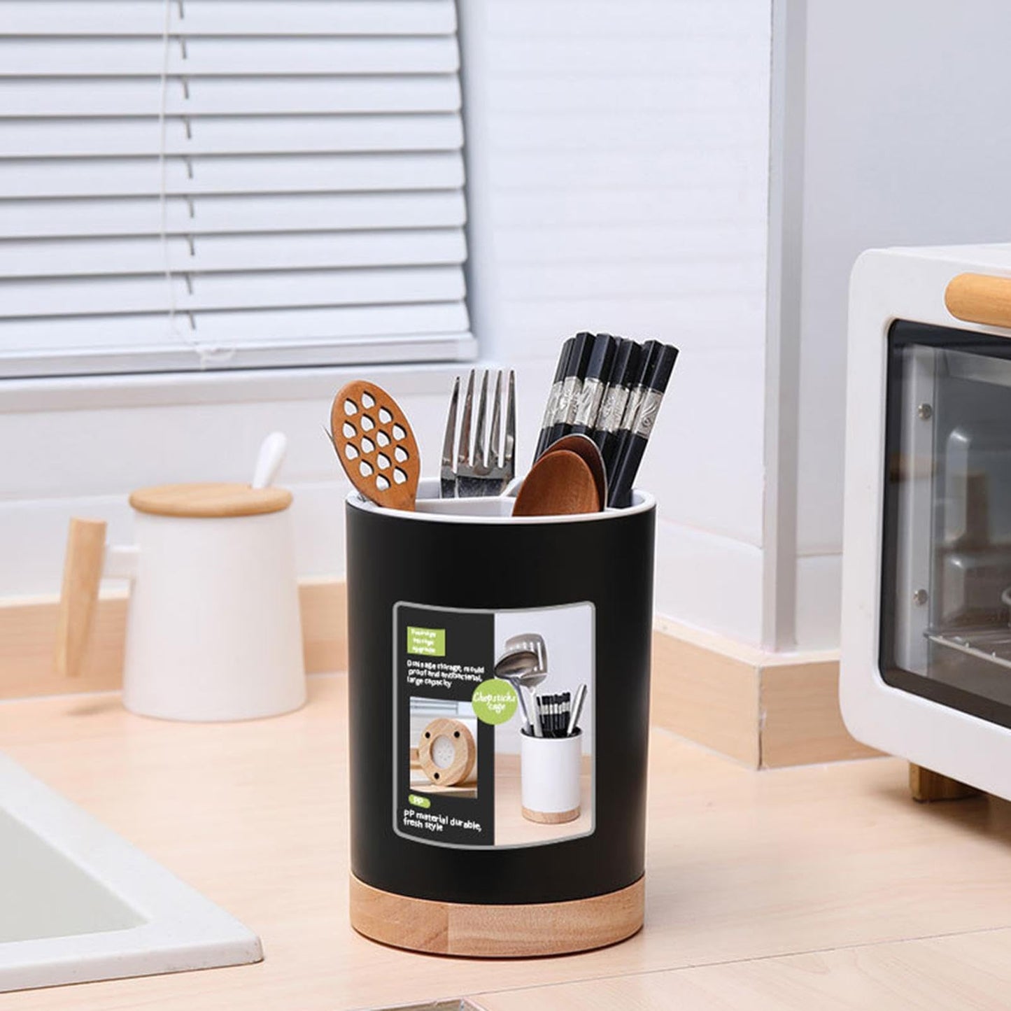 Cutlery Drainer Basket | Divider Removable Chopsticks Drainer for Kitchen