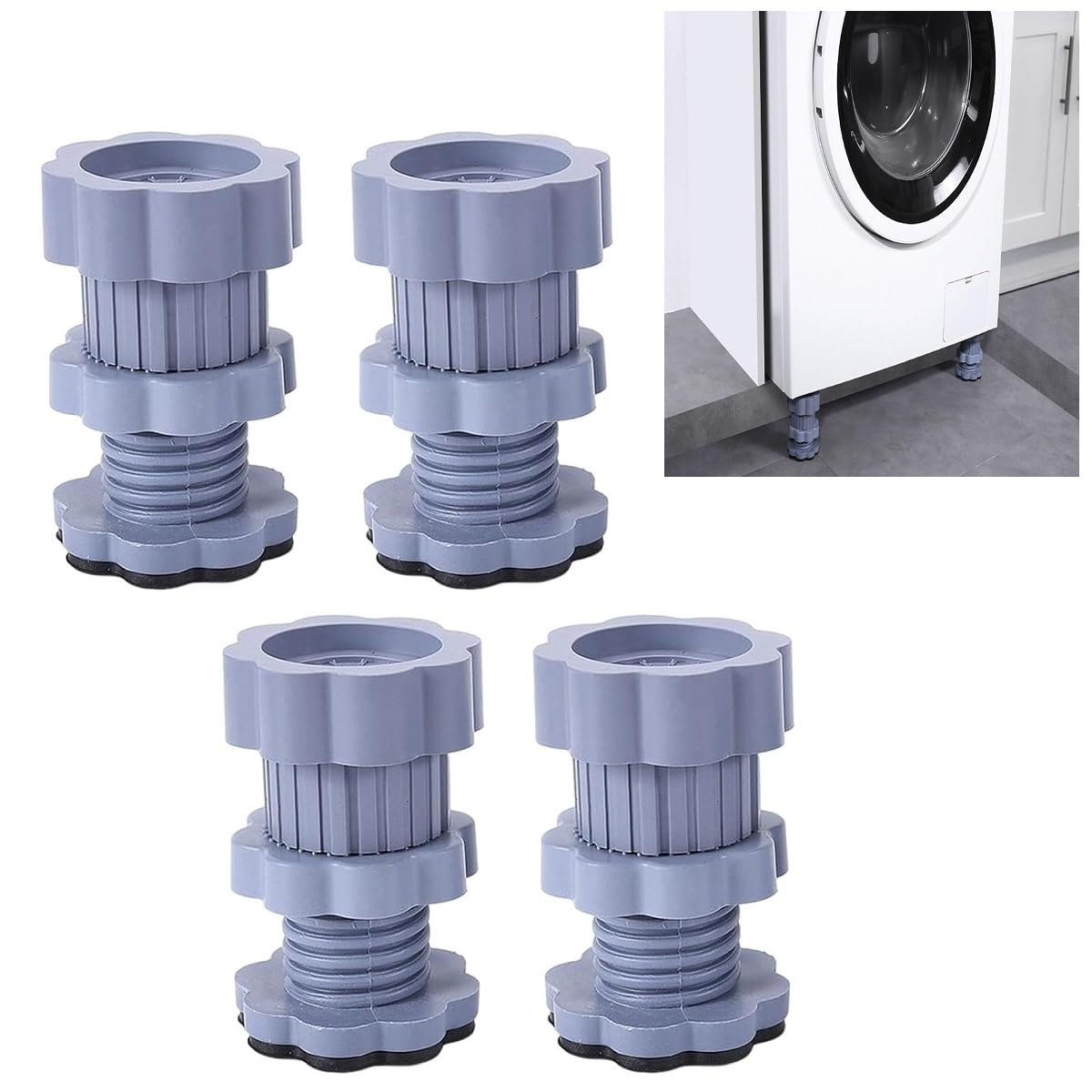 Pack Of 4 Anti Vibration Washing Machine Pads