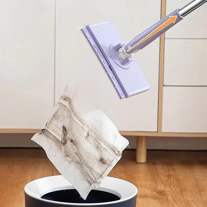 Automatic Mini Flat Mop – Dry & Wet Use (71cm)
