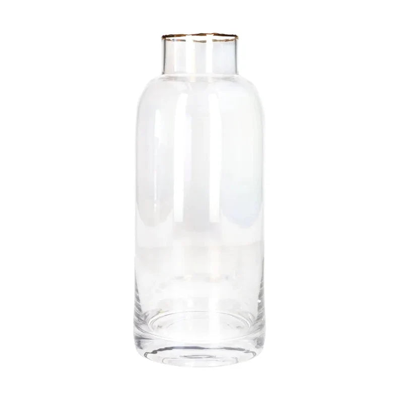 Elegant Glass Decorative Vase – 9.8cm | Stylish Flower Vase