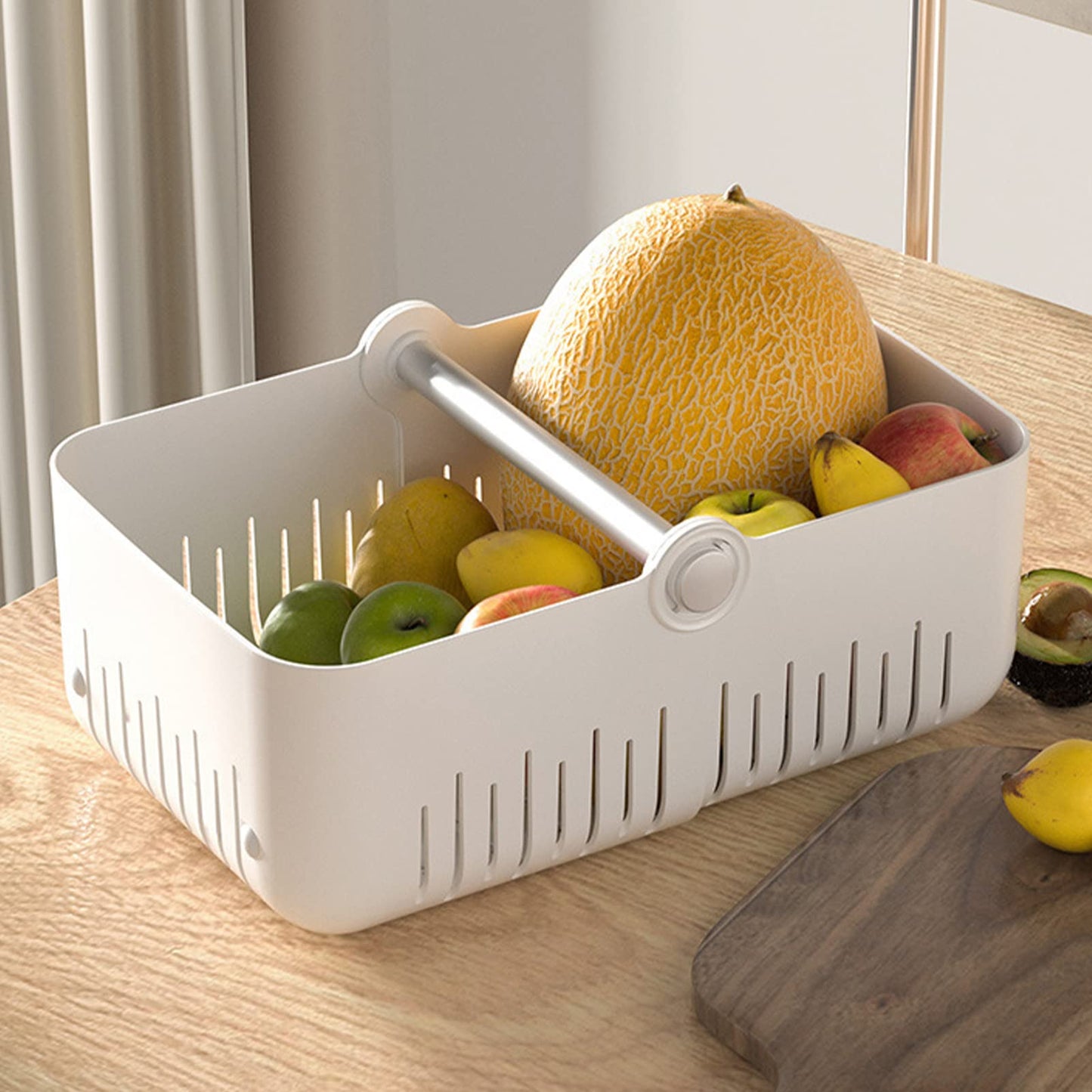 Storage Basket Rotatable Foldable Large Capacity