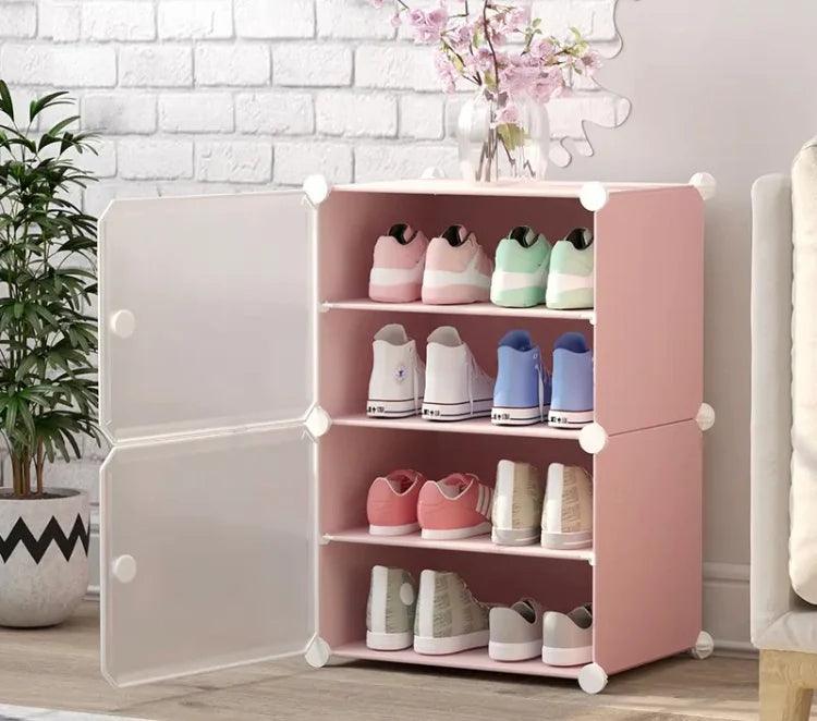 Attachable Shoe Rack for Space-Saving Cabinet Storage Solutions