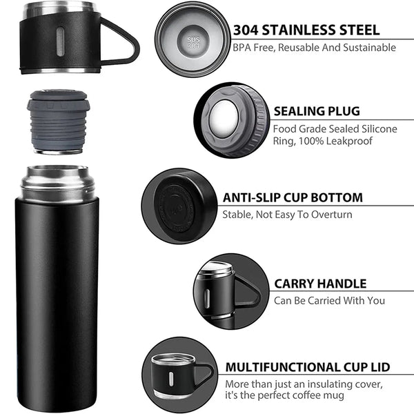 Double Layer Stainless Steel Vacuum Flask