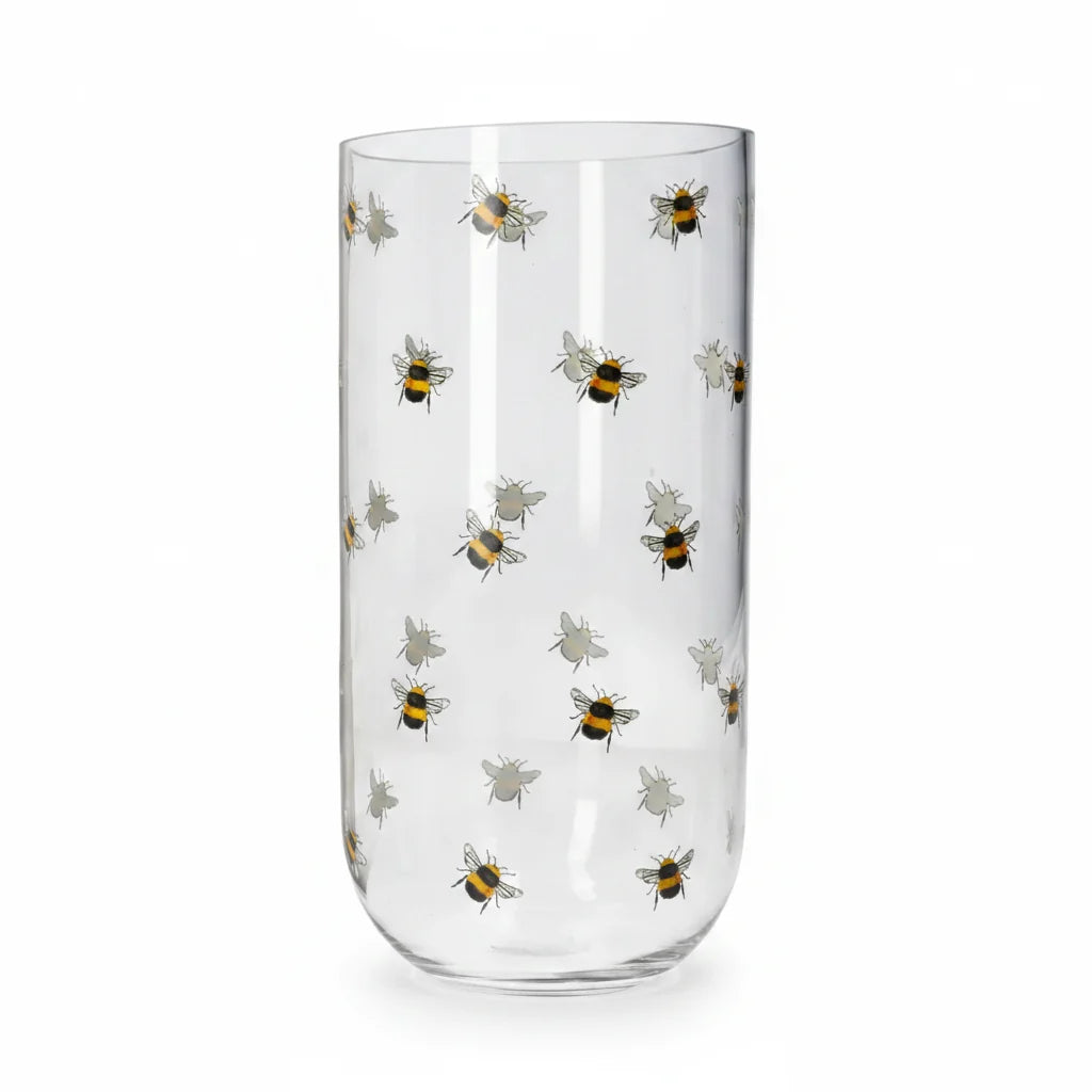 Elegant Glass Decorative Vase – 25.1cm | Stylish Flower Vase