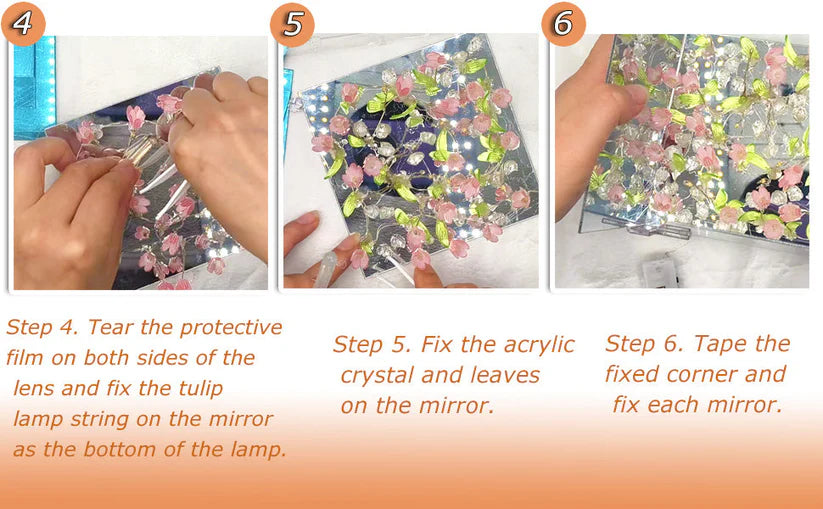 Tulip LED Night Lamp – Soft Glow Flower Table Light