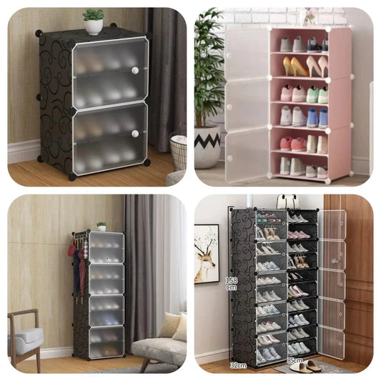 Attachable Shoe Rack for Space-Saving Cabinet Storage Solutions