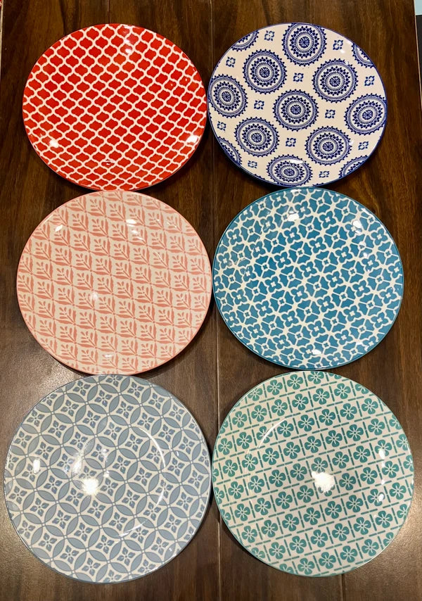 DANNY HOME Multicolour Series Plates Set – Quarter & Dinner Plates | 6 Pcs & 12 Pcs