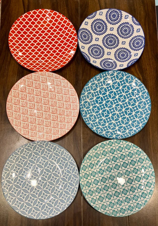 DANNY HOME Multicolour Series Plates Set – Quarter & Dinner Plates | 6 Pcs & 12 Pcs
