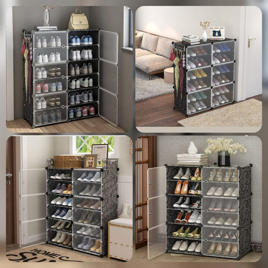 Double Cabin Shoe Storage Rack