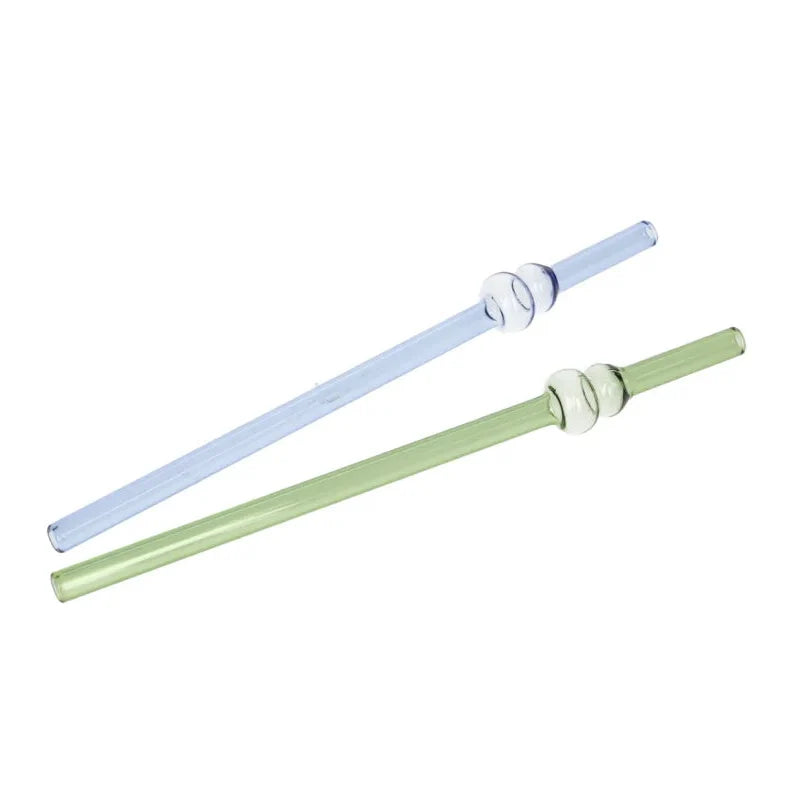 DANNY HOME 3Pcs Glass Straw Set – 0.8×20cm
