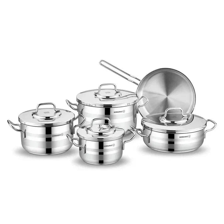 Korkmaz Astra 9 Pcs Cookware Set