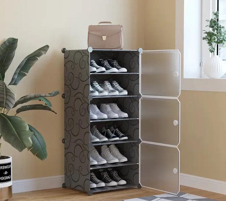 Attachable Shoe Rack for Space-Saving Cabinet Storage Solutions