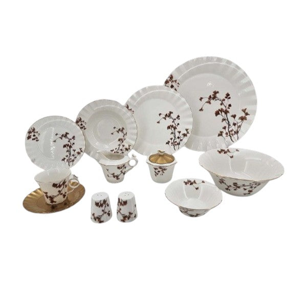 Angela 44 Pieces Ceramic Dinner Set - BRD347