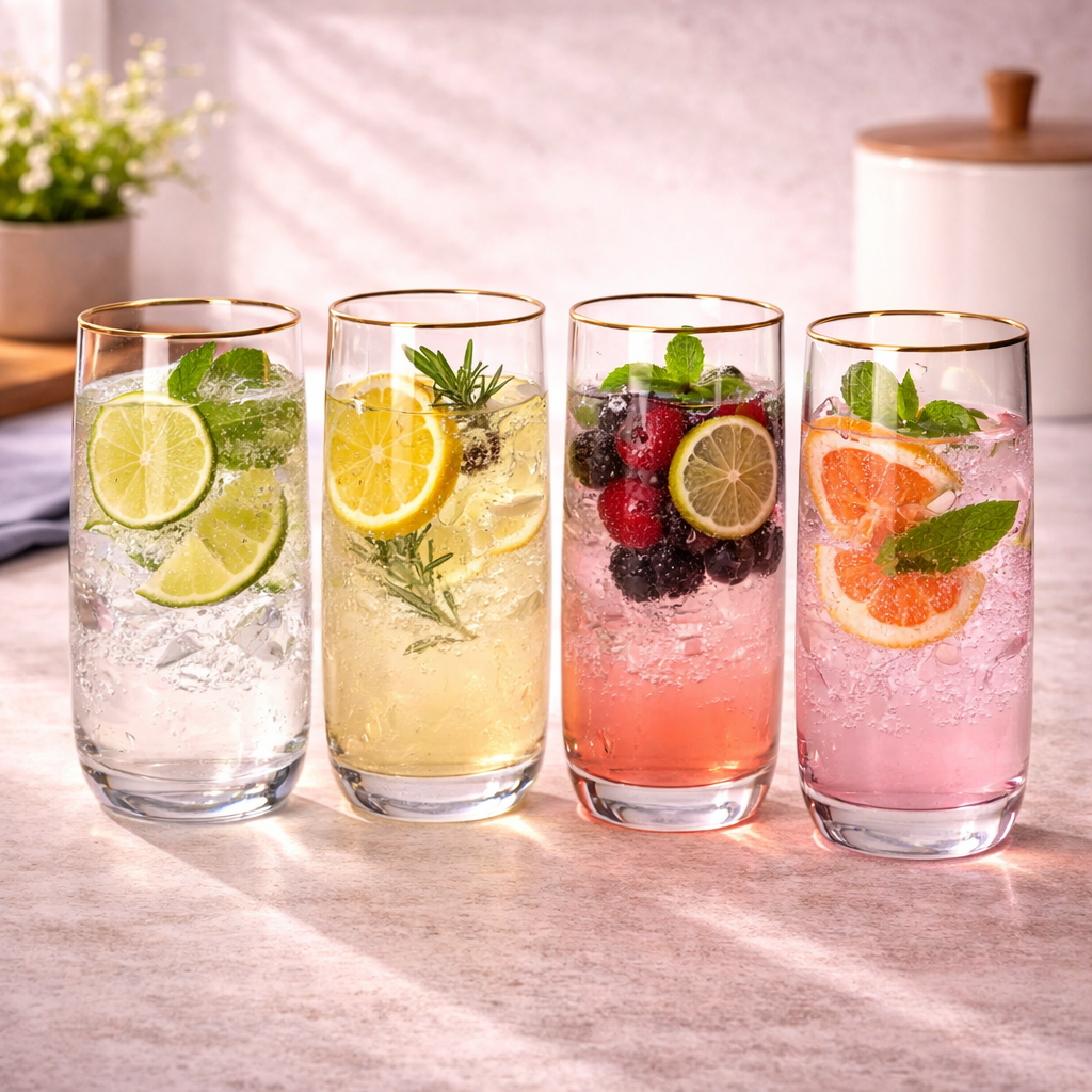 Danny Home Tumbler Glasses 6Pcs 490ml