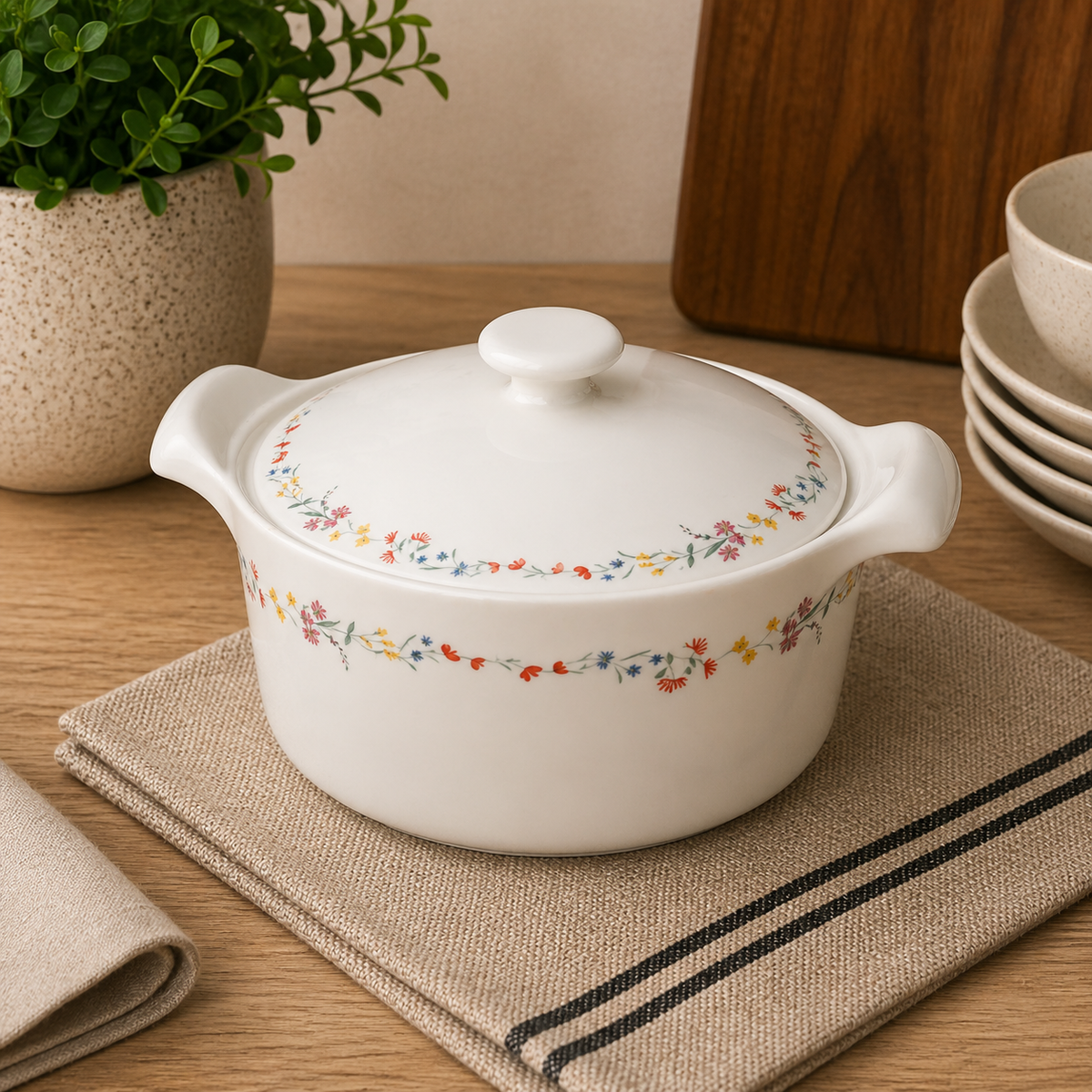 Danny Home Ceramic Oven Baking Dish ﻿26cm