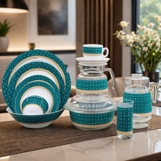 Luminarc 73pcs 8 Persons Dinner Set