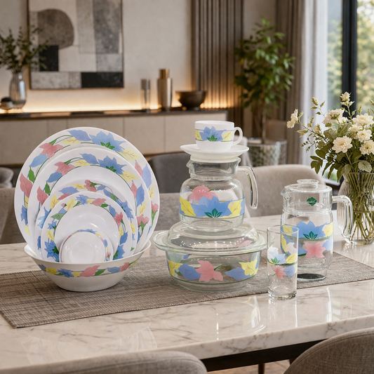 Luminarc 73pcs 8 Persons Dinner Set