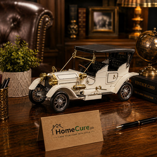 Vintage Classic Car Decorative Showpiece – Retro Antique Office Table Decor