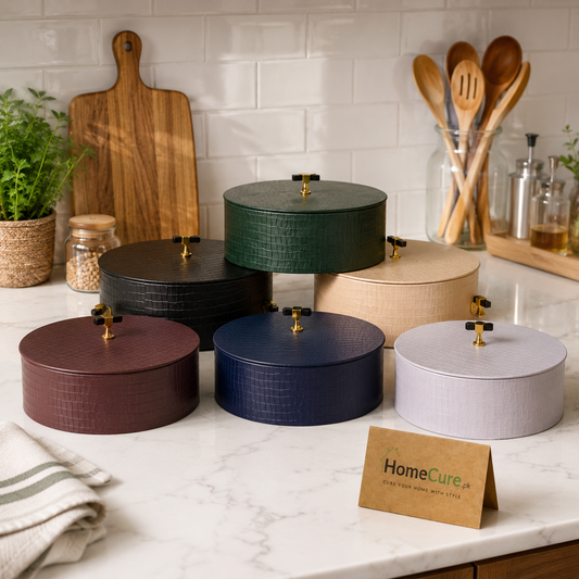 Luxury Crocodile Texture Hot Pot – Insulated Roti & Food Serving Casserole