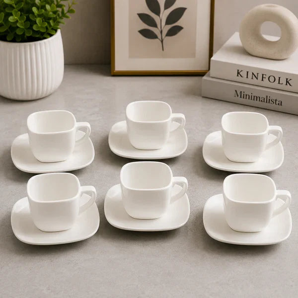 Danny Home Cup & Saucer Set – 120ml (6 Pcs)