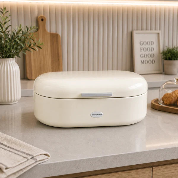 Danny Home Bread Box – Cream