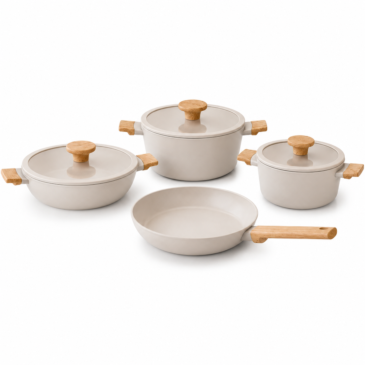 Korkmaz Seravita 7Pcs Cookware Set