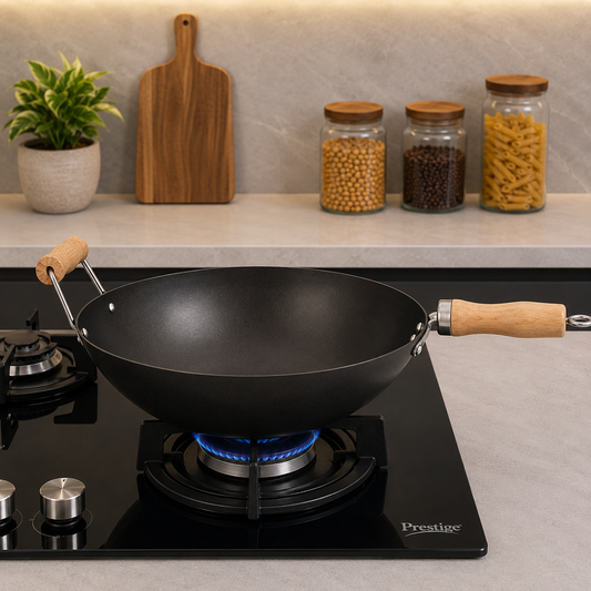Prestige 34cm Professional Wok Pan