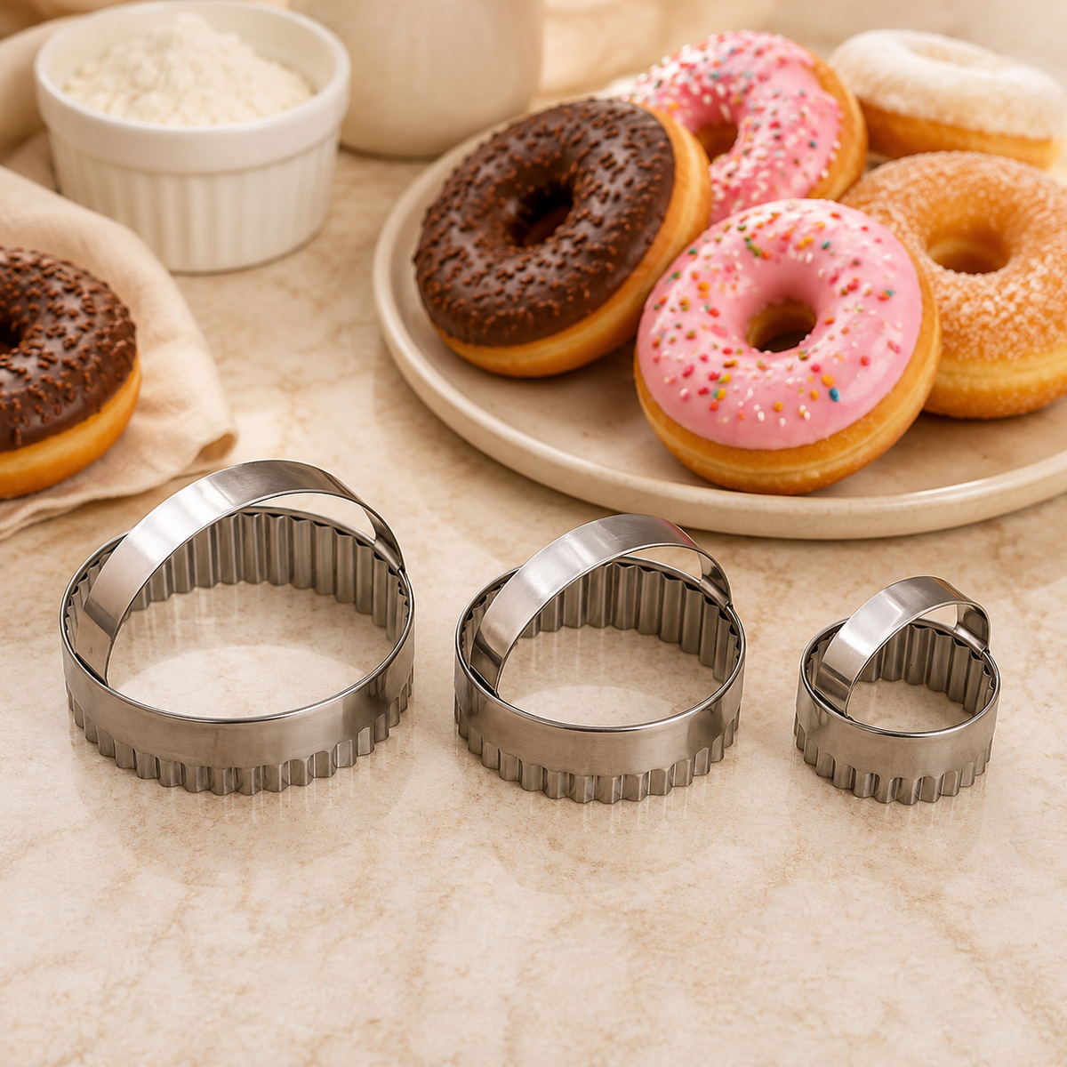 Prestige 3 Pcs Donut Cutter Set