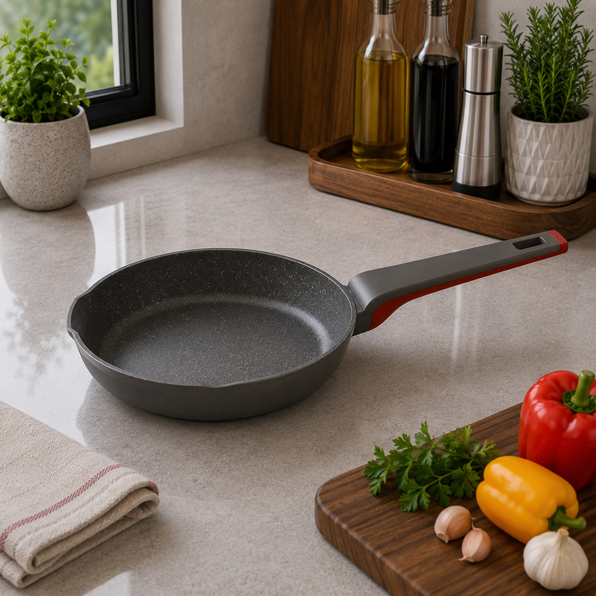Alpenberg Fry Pan Without Lid - 24cm