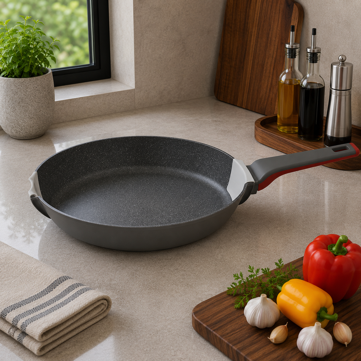 Alpenberg Fry Pan Without Lid - 28cm