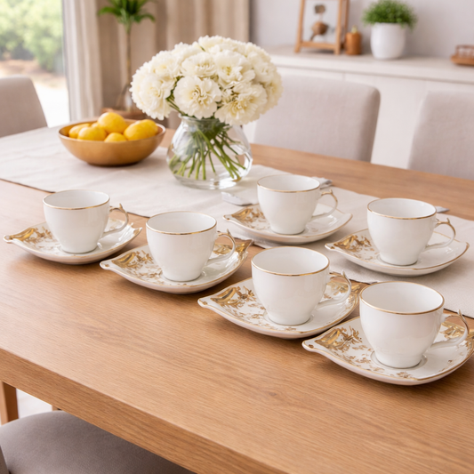 Angela Ceramic Cup Saucer Set - BRD362
